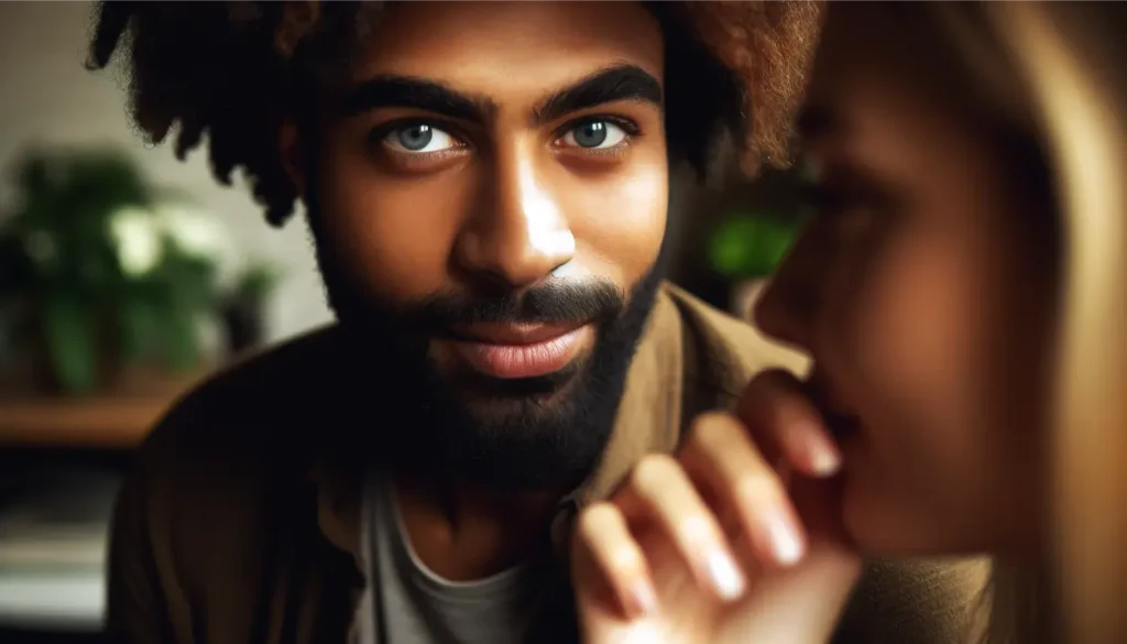 Ses yeux semblent plus brillants lorsquil te regarde