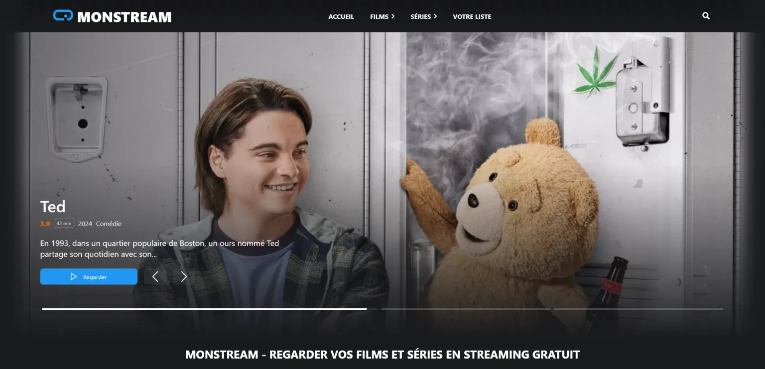 nouvelle adresse de Monstream