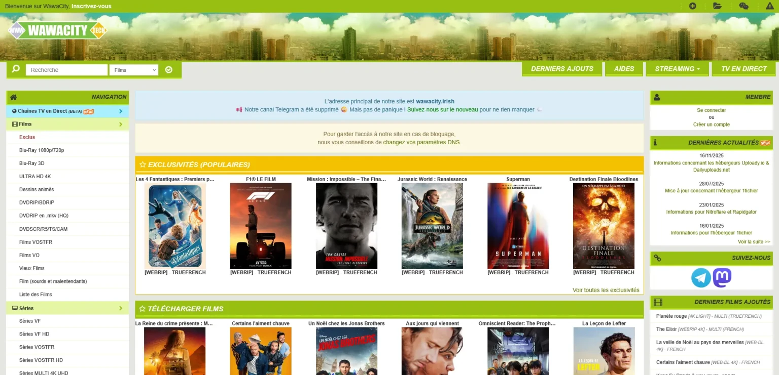 nouvelle adresse de Wawacity
