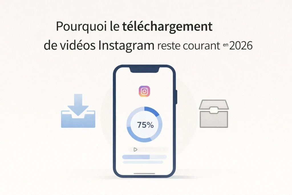 Pourquoi le téléchargement de vidéos Instagram reste courant en 2026 Pourquoi le téléchargement de vidéos Instagram reste courant en