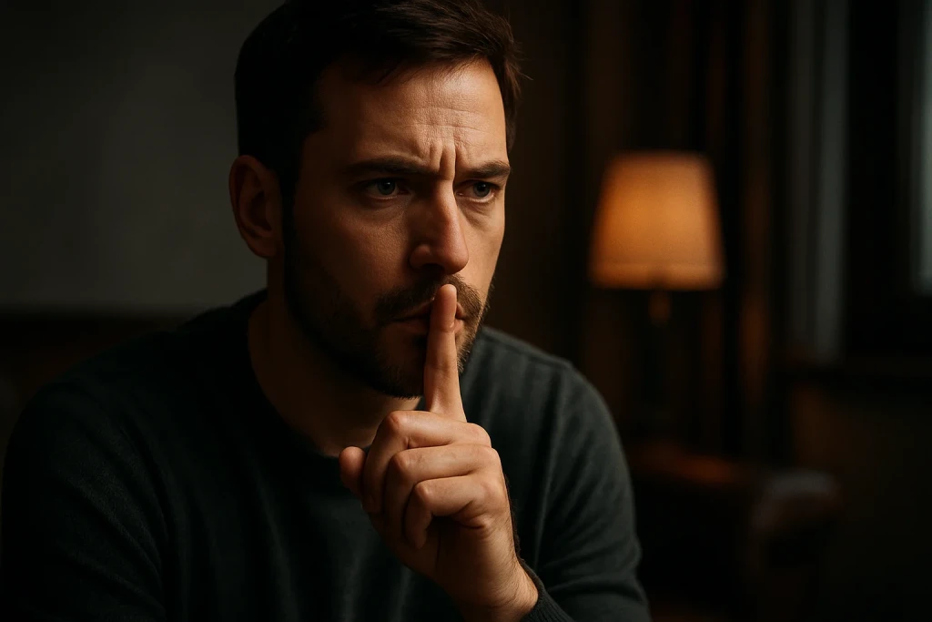 Pourquoi un homme fait-il silence radio ?